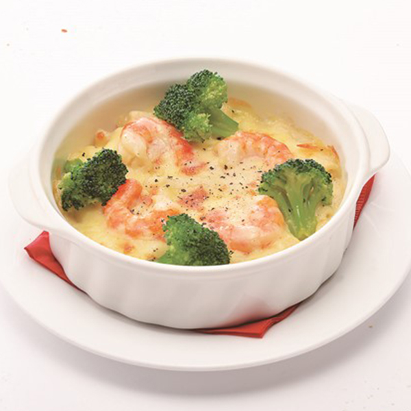 エビマカロニグラタン